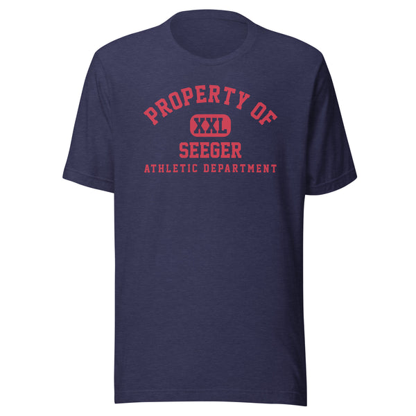 Seeger HS Patriots - Property of Athletic Dept. - Unisex t-shirt