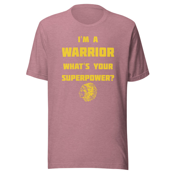 Casey-Westfield HS Warriors - Superpower (yellow)  -  Short-Sleeve Unisex T-Shirt