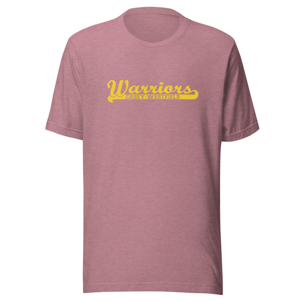 Casey-Westfield HS Warriors - Banner (yellow)  -  Short-Sleeve Unisex T-Shirt