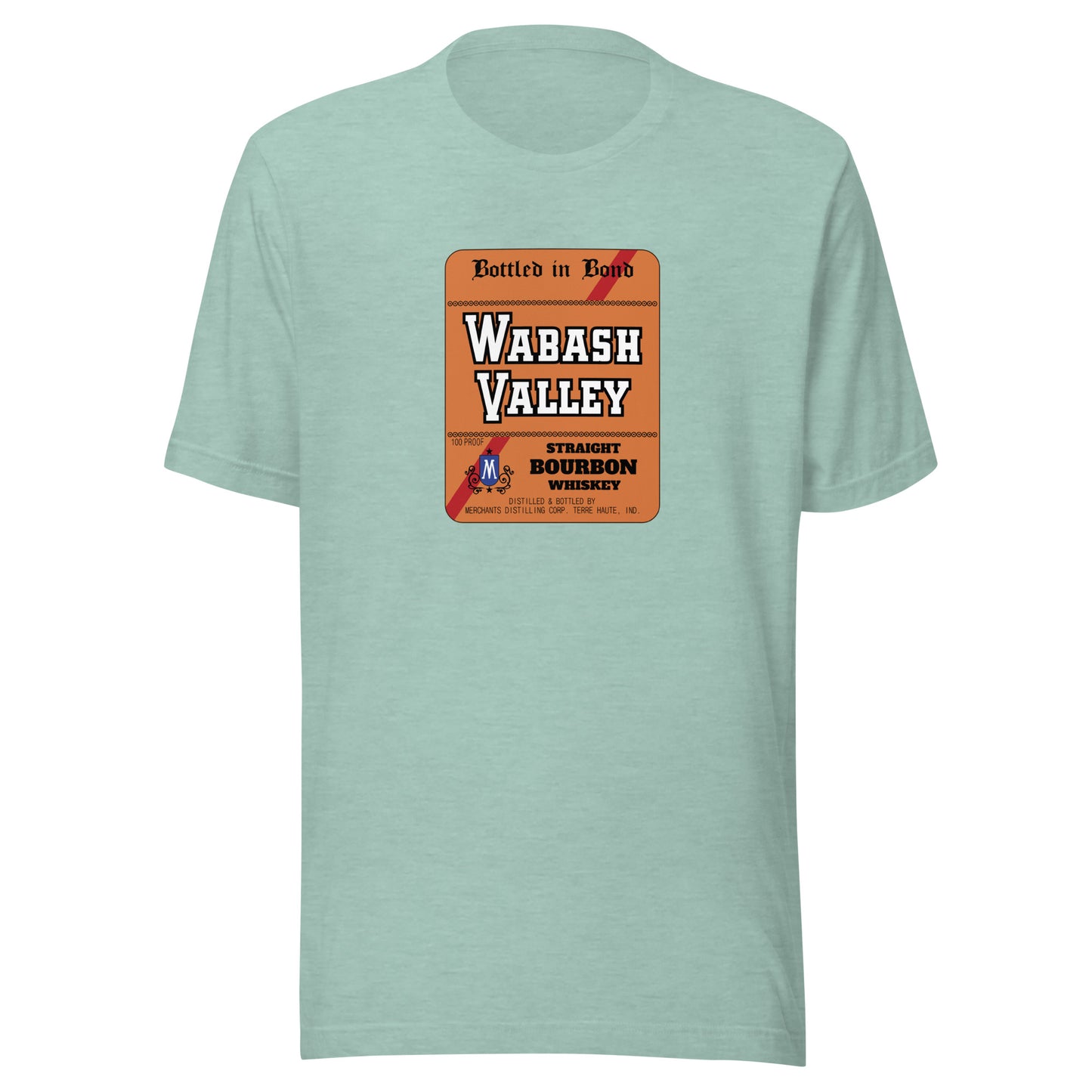 Wabash Valley Whiskey / Merchants Distilling - Terre Haute Indiana  -  Short-Sleeve Unisex T-Shirt