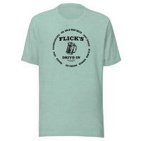 Flick’s Drive-In / Dairy Bar - rootbeer mug design (black) - Brazil Indiana  -  Short-Sleeve Unisex T-Shirt