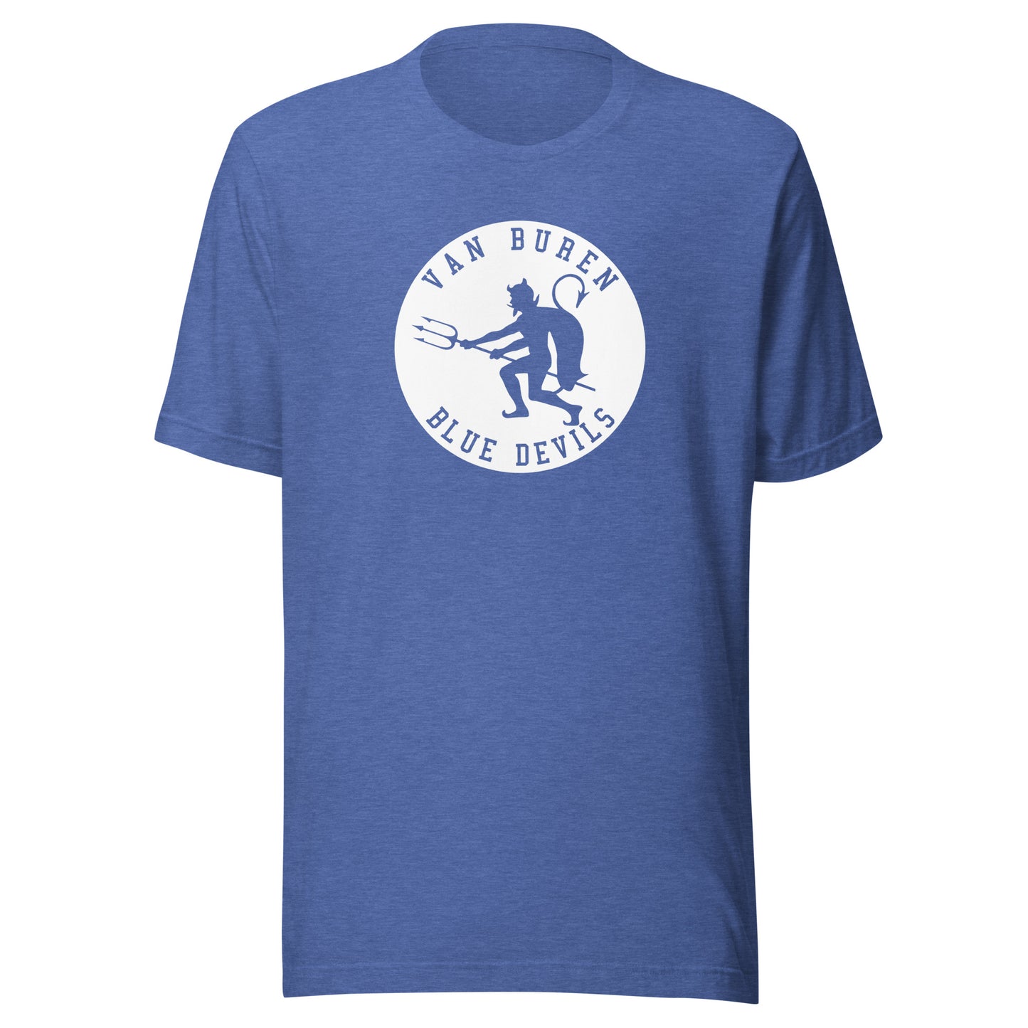 Van Buren HS Blue Devils - mascot design 2  -  Unisex t-shirt