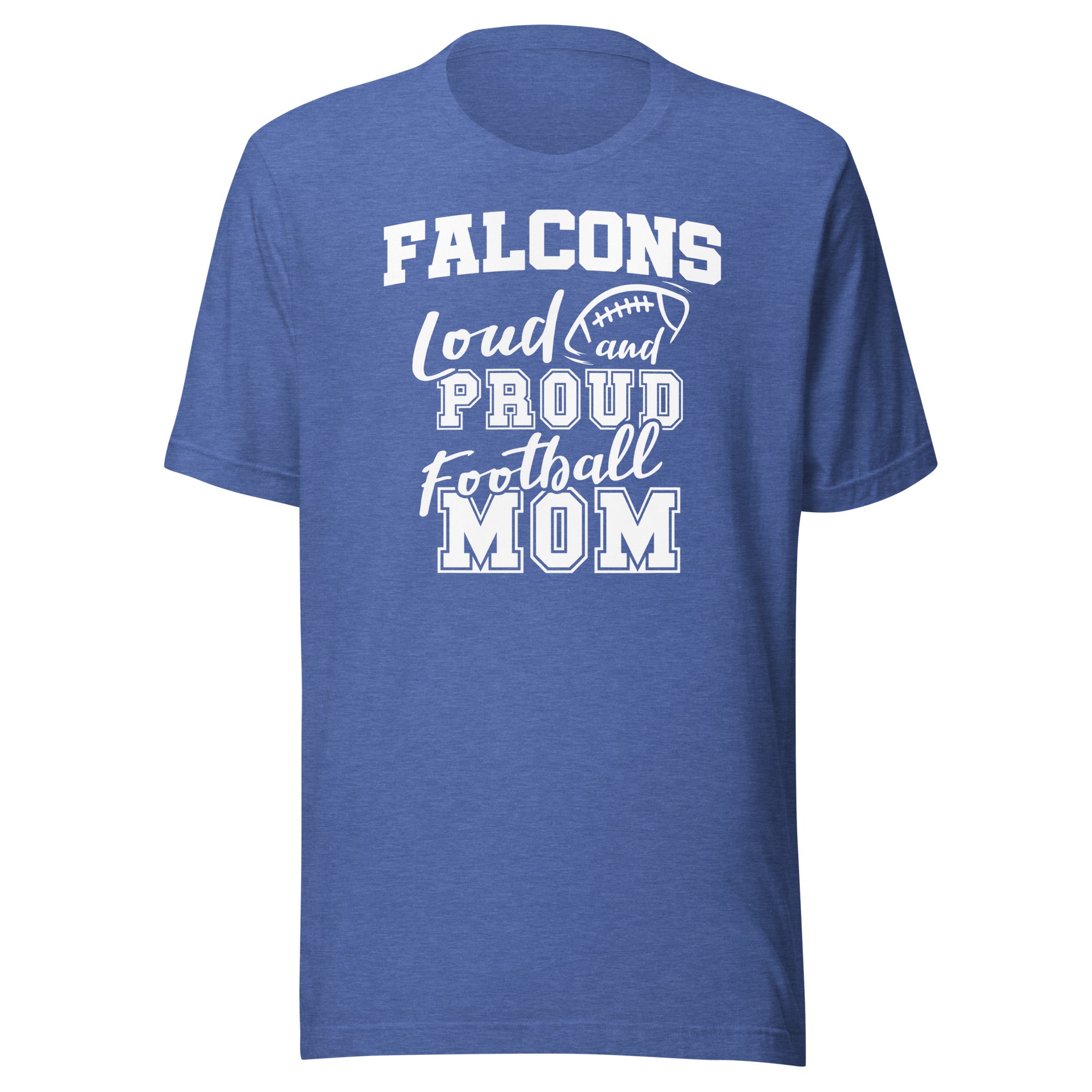 CUSTOMIZABLE - North Vermillion HS Falcons Football Mom  -  Unisex t-shirt
