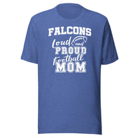 CUSTOMIZABLE - North Vermillion HS Falcons Football Mom  -  Unisex t-shirt