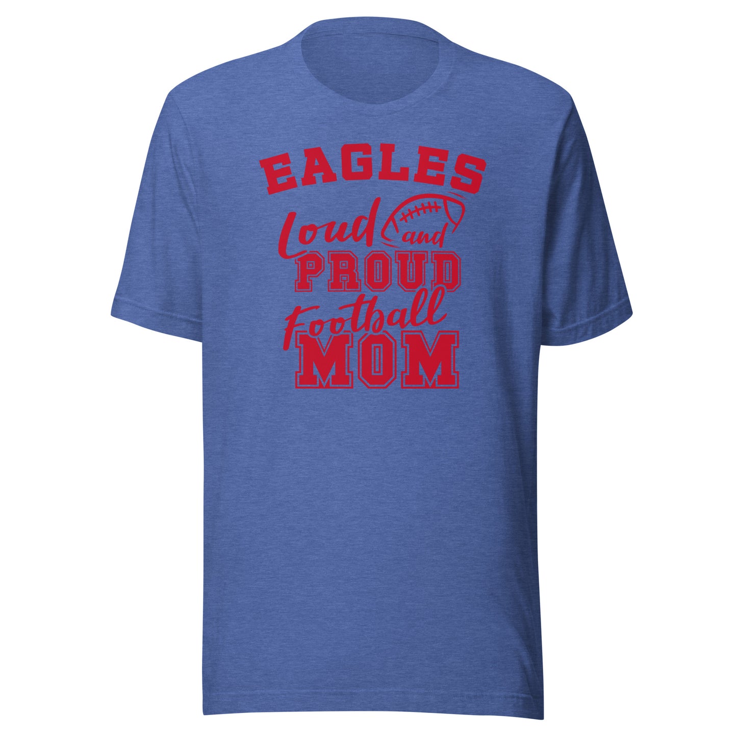 CUSTOMIZABLE - South Putnam HS Eagles Football Mom  -  Unisex t-shirt