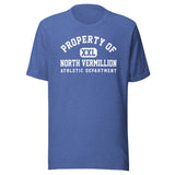 North Vermillion HS Falcons - Property of Athletic Dept. - Unisex t-shirt