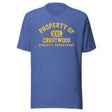 Crestwood School Eagles - Property of Athletic Dept. - Unisex t-shirt