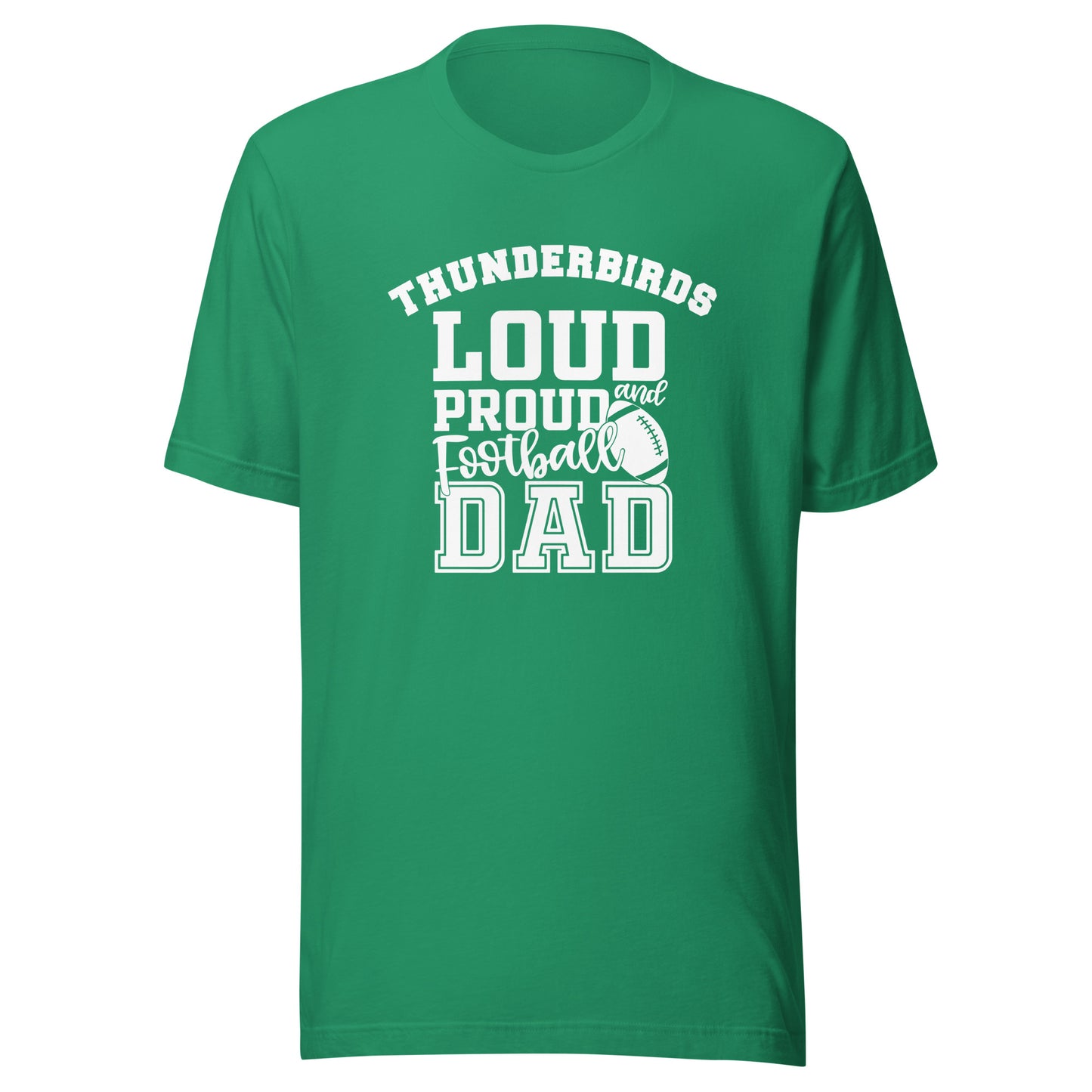 CUSTOMIZABLE - North Central HS Thunderbirds Football Dad  -  Unisex t-shirt