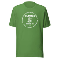 Flick’s Drive-In / Dairy Bar - rootbeer mug design (white) - Brazil Indiana  -  Short-Sleeve Unisex T-Shirt