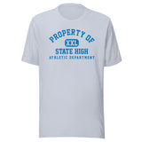 State High Sycamores - Property of Athletic Dept. - Unisex t-shirt