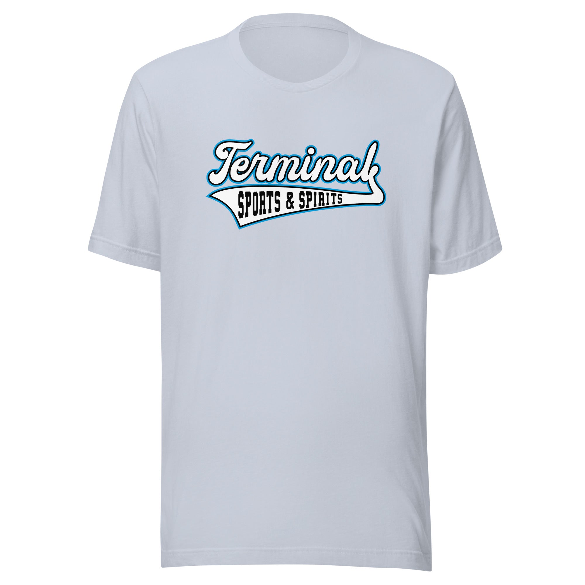 Terminal Sports & Spirits - Terre Haute Indiana - sports logo design  -  Unisex t-shirt