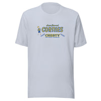 Chesty Cornies / Chesty Foods (blue/yellow) - Terre Haute Indiana  -  Short-Sleeve Unisex T-Shirt