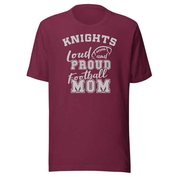 CUSTOMIZABLE - Northview HS Knights Football Mom -  Unisex t-shirt