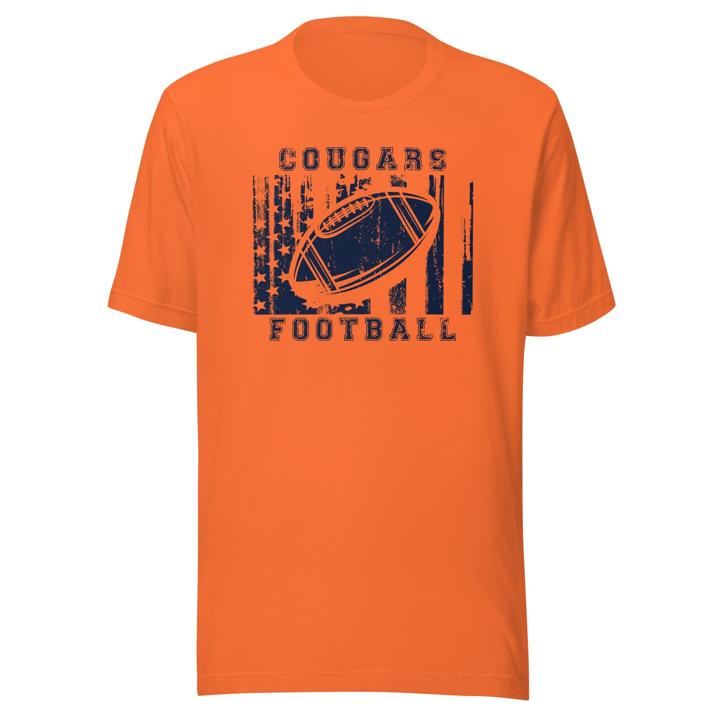 CUSTOMIZABLE - North Putnam HS Cougars Football  -  Unisex t-shirt