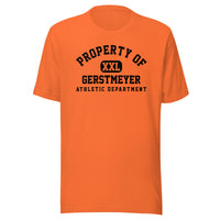 Gerstmeyer HS Black Cats - Property of Athletic Dept. - Unisex t-shirt