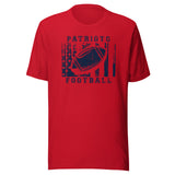CUSTOMIZABLE - Terre Haute North Vigo HS Patriots Football  -  Unisex t-shirt