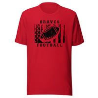 CUSTOMIZABLE - Terre Haute South Vigo HS Braves Football  -  Unisex t-shirt