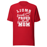 CUSTOMIZABLE - Marshall HS Lions Football Mom  -  Unisex t-shirt