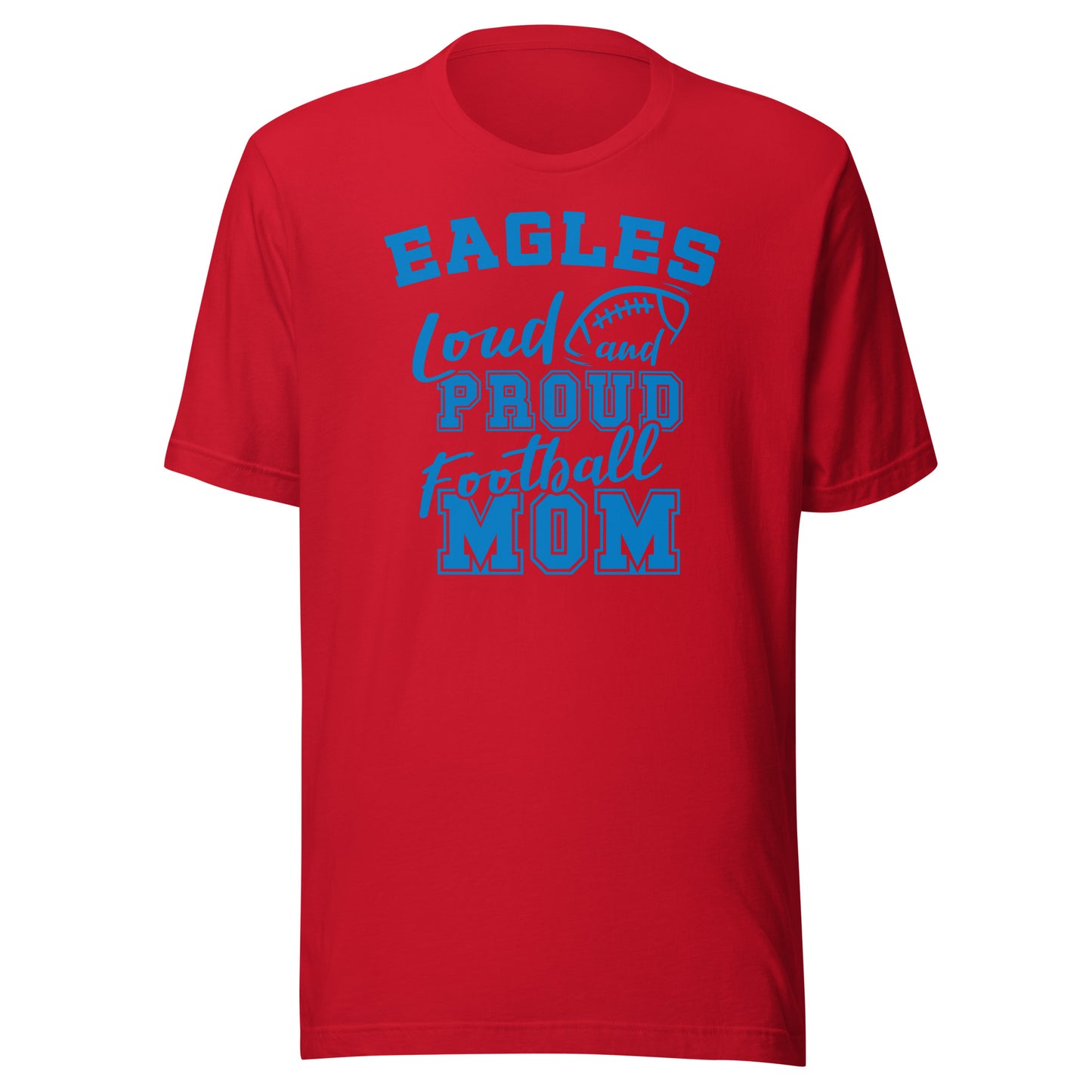 CUSTOMIZABLE - South Putnam HS Eagles Football Mom  -  Unisex t-shirt