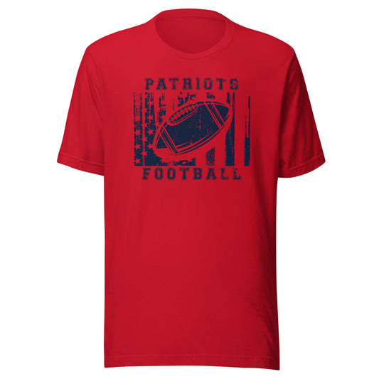 CUSTOMIZABLE - Seeger HS Patriots Football  -  Unisex t-shirt