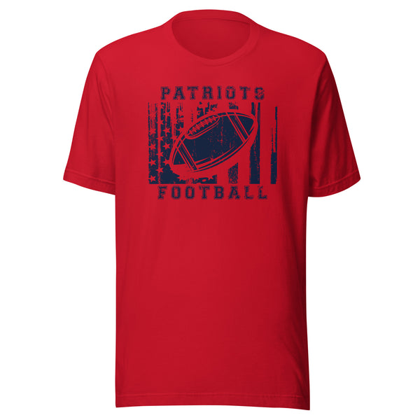 CUSTOMIZABLE - Seeger HS Patriots Football  -  Unisex t-shirt