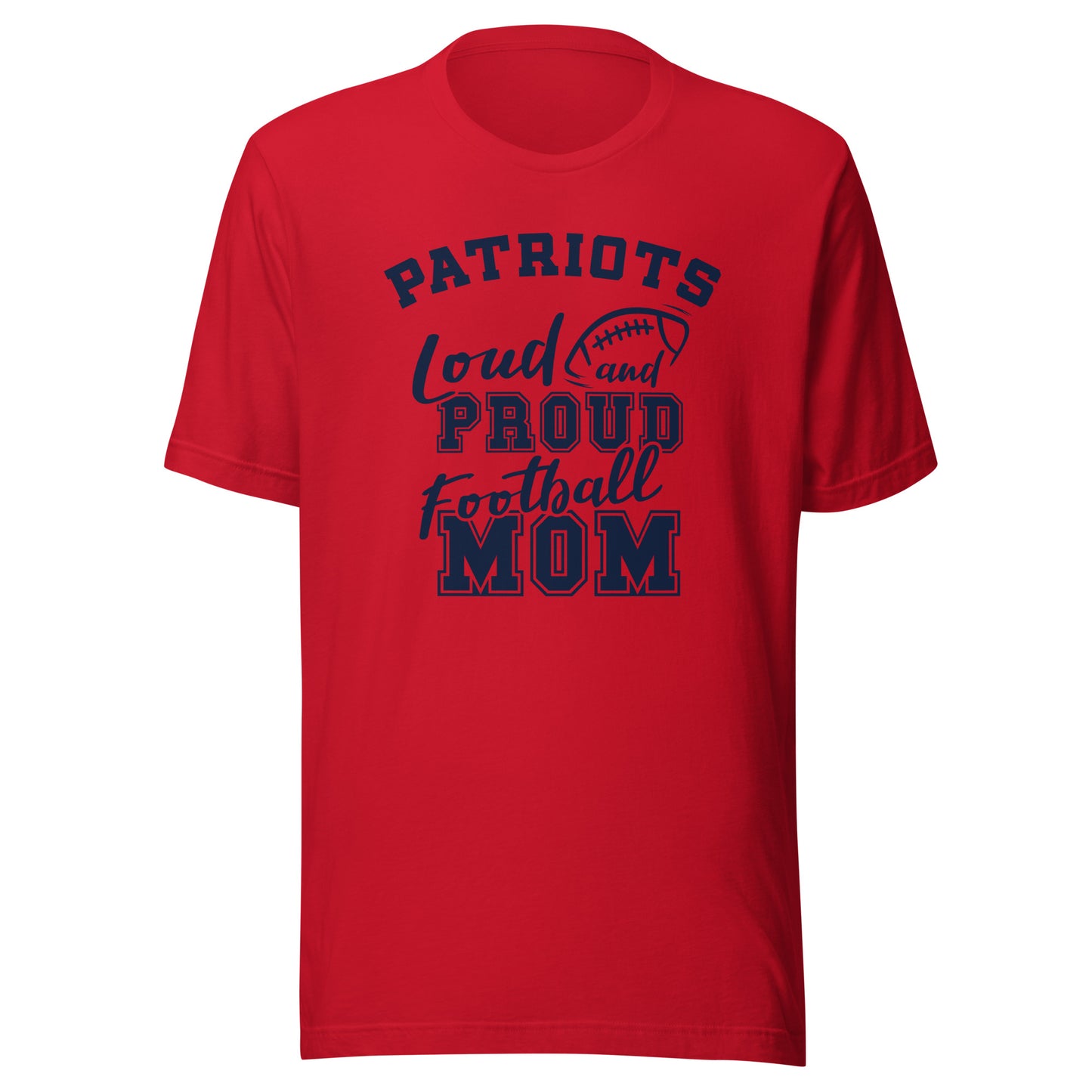 CUSTOMIZABLE - Seeger HS Patriots Football Mom  -  Unisex t-shirt