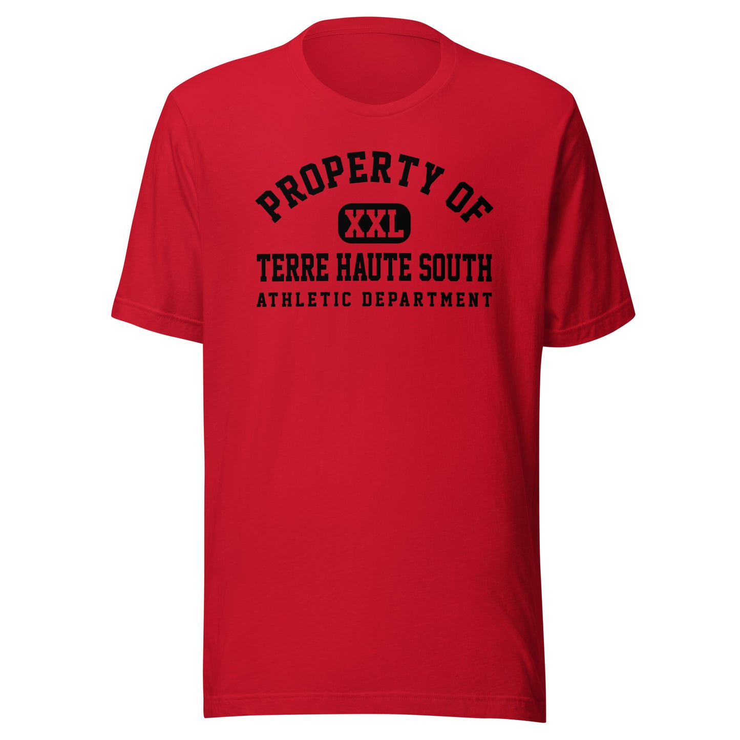 Terre Haute South HS Braves - Property of Athletic Dept.  -  Unisex t-shirt