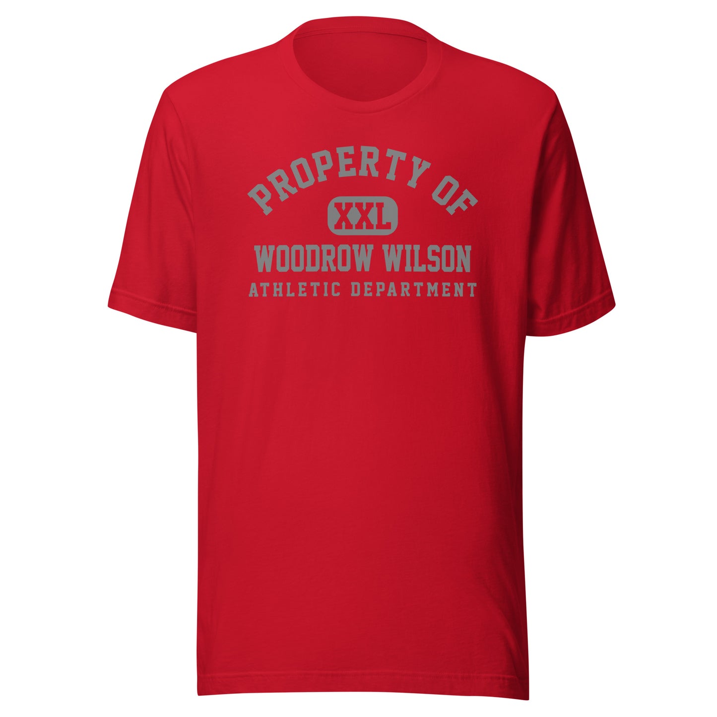 Woodrow Wilson MS Warriors - Property of Athletic Dept. - Unisex t-shirt