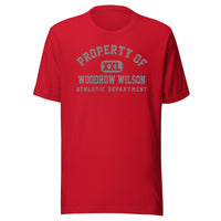 Woodrow Wilson MS Warriors - Property of Athletic Dept. - Unisex t-shirt