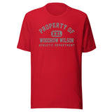 Woodrow Wilson MS Warriors - Property of Athletic Dept. - Unisex t-shirt