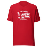 Chesty Potato Ruffles Chips / Chesty Foods (white) - Terre Haute Indiana  -  Short-Sleeve Unisex T-Shirt