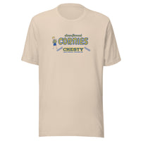 Chesty Cornies / Chesty Foods (blue/yellow) - Terre Haute Indiana  -  Short-Sleeve Unisex T-Shirt
