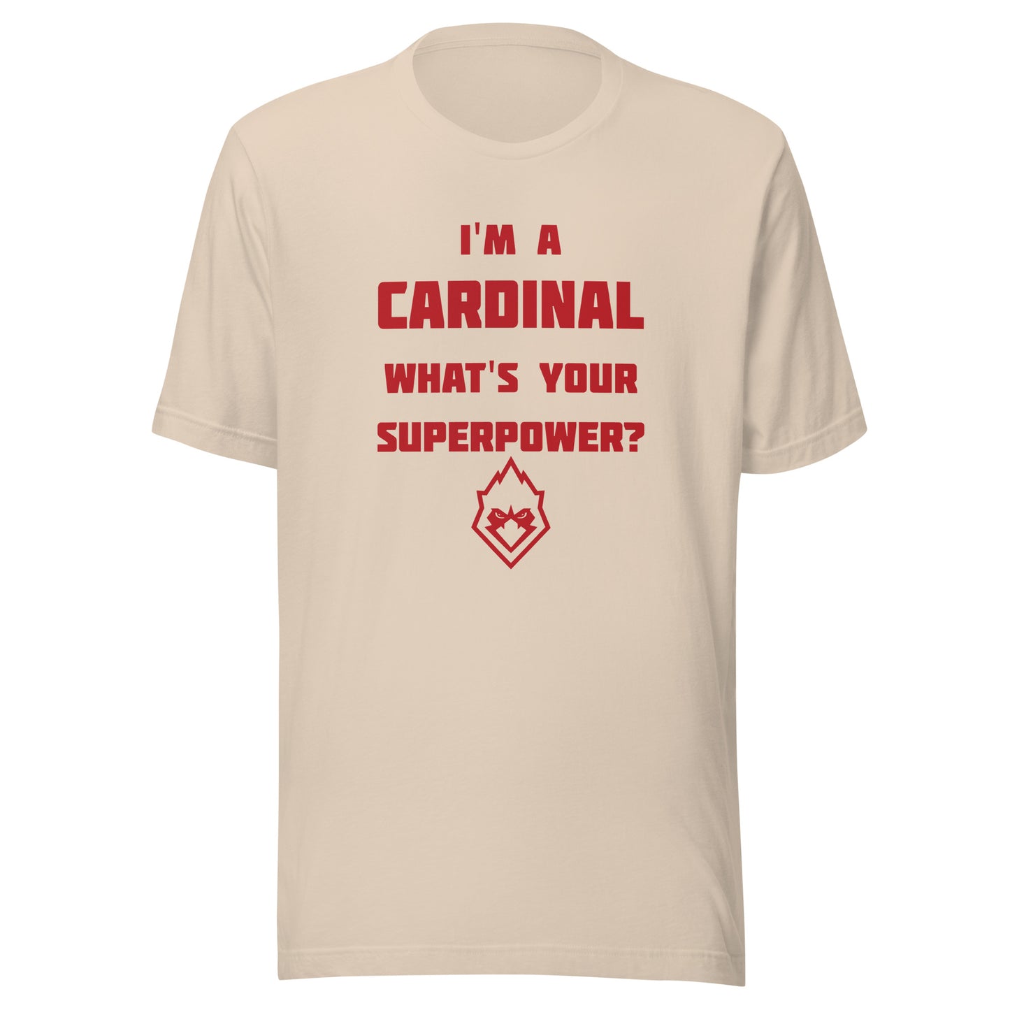 Chrisman HS Cardinals - Superpower (red)  -  Short-Sleeve Unisex T-Shirt