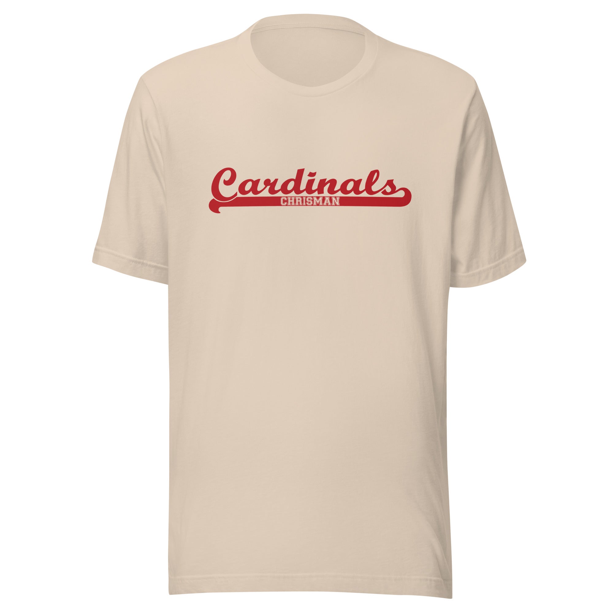 Chrisman HS Cardinals - Banner (red)  -  Short-Sleeve Unisex T-Shirt