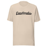 Chrisman HS Cardinals - Banner (black)  -  Short-Sleeve Unisex T-Shirt