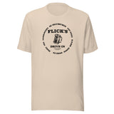 Flick’s Drive-In / Dairy Bar - rootbeer mug design (black) - Brazil Indiana  -  Short-Sleeve Unisex T-Shirt