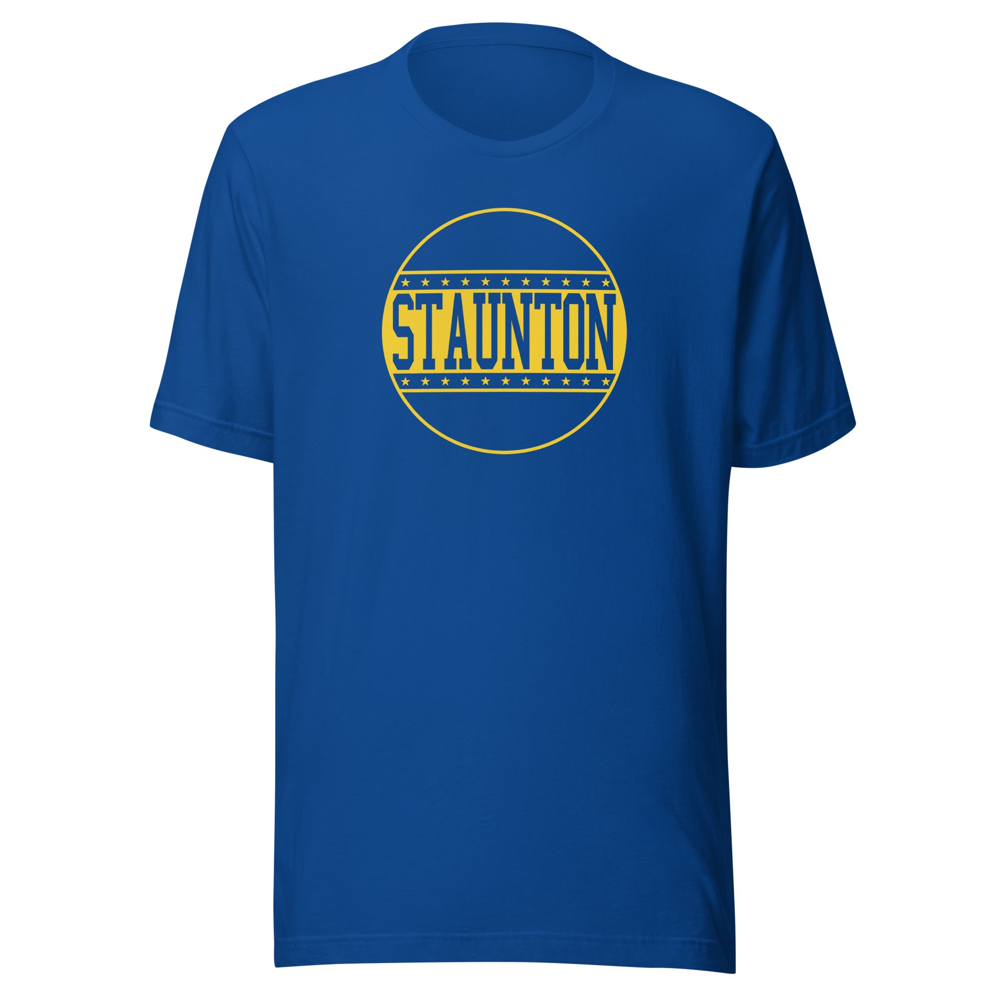 Staunton HS Yellow Jackets - button design  -  Unisex t-shirt