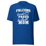 CUSTOMIZABLE - North Vermillion HS Falcons Football Mom  -  Unisex t-shirt