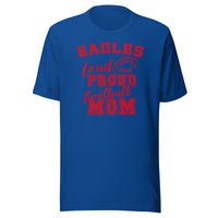 CUSTOMIZABLE - South Putnam HS Eagles Football Mom  -  Unisex t-shirt