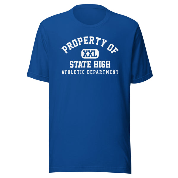 State High Sycamores - Property of Athletic Dept. - Unisex t-shirt