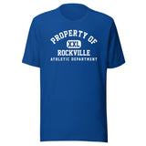 Rockville HS Rox - Property of Athletic Dept. - Unisex t-shirt