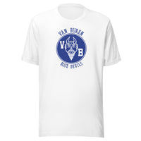 Van Buren HS Blue Devils - Center Court design  -  Unisex t-shirt