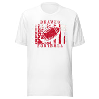 CUSTOMIZABLE - Terre Haute South Vigo HS Braves Football  -  Unisex t-shirt