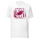 CUSTOMIZABLE - Northview HS Knights Football -  Unisex t-shirt