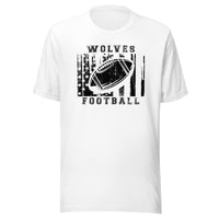 CUSTOMIZABLE - Parke Heritage HS Wolves Football  -  Unisex t-shirt