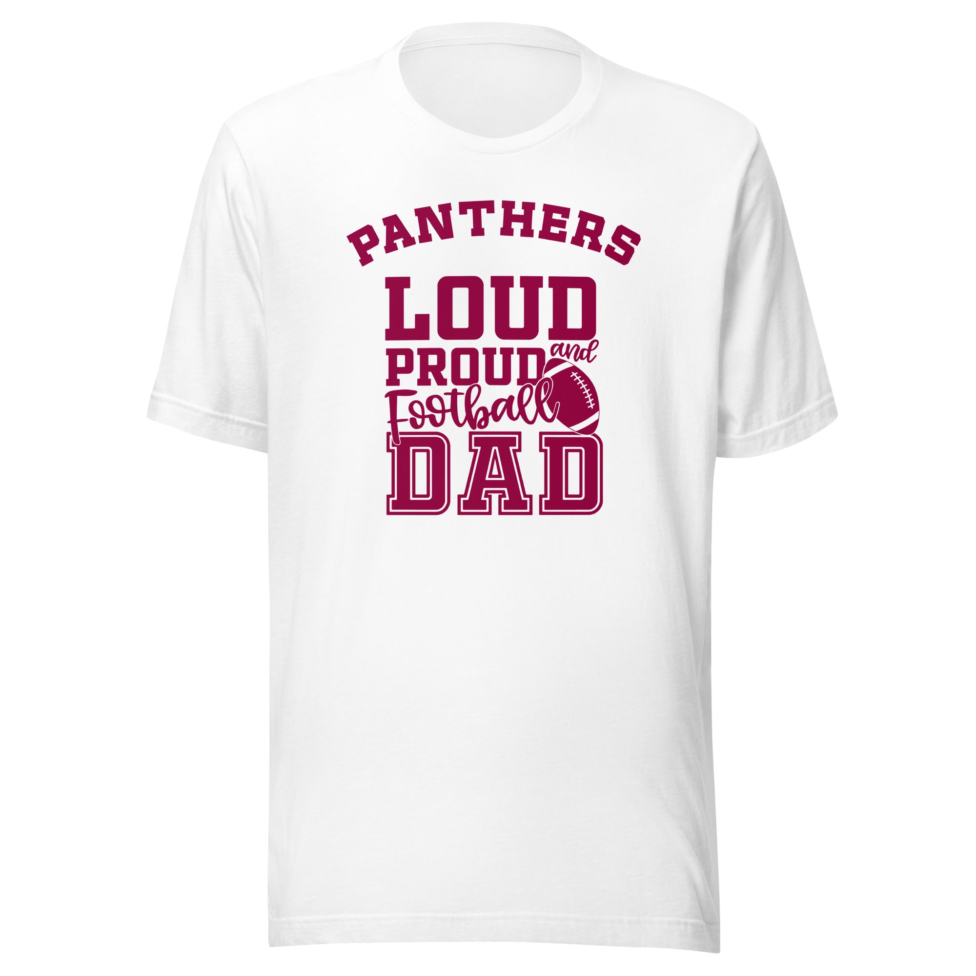 CUSTOMIZABLE - Riverton Parke Jr./Sr. HS Panthers Football Dad  -  Unisex t-shirt