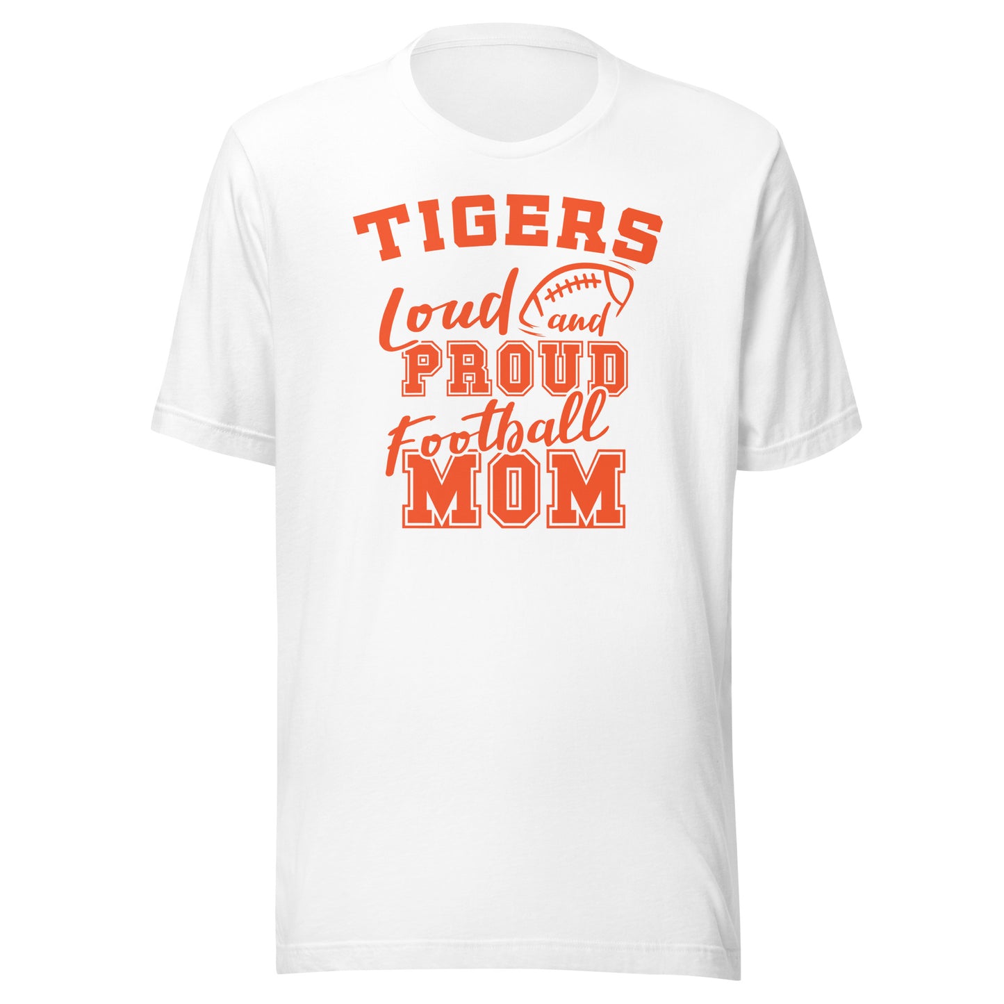 CUSTOMIZABLE - Paris HS Tigers Football Mom  -  Unisex t-shirt