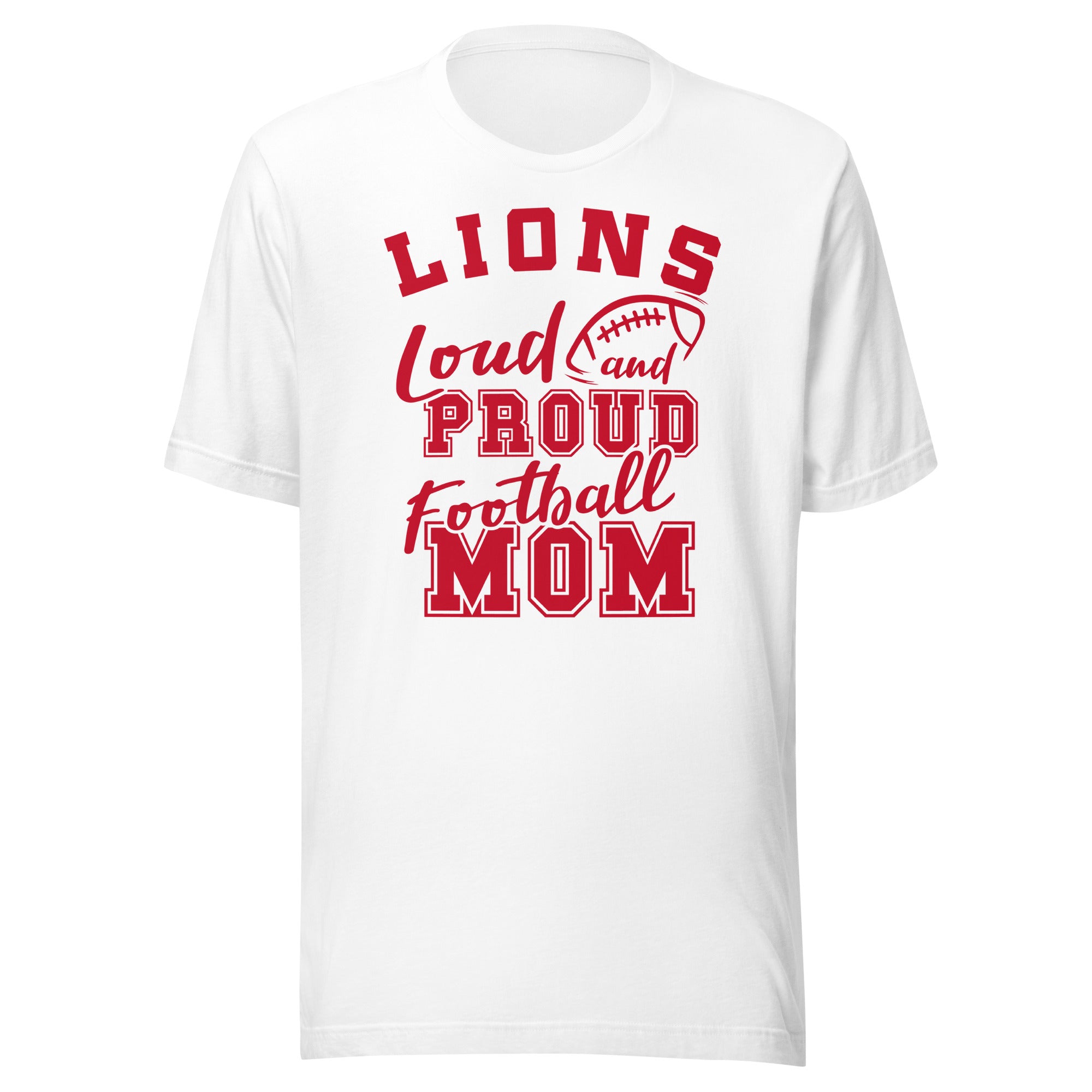 CUSTOMIZABLE - Marshall HS Lions Football Mom  -  Unisex t-shirt