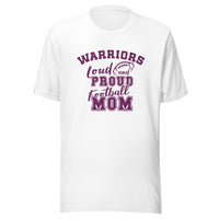 CUSTOMIZABLE - Casey-Westfield HS Warriors Football Mom  -  Unisex t-shirt