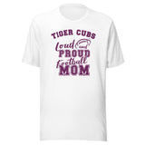 CUSTOMIZABLE - Greencastle HS Tiger Cubs Football Mom  -  Unisex t-shirt